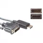 Konvertierungskabel DisplayPort Stecker auf DVI Stecker 1,00 m ACT AK3993