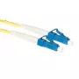 ACT 0,5 m LSZH Singlemode 9/125 OS2 Glasfaser-Patchkabel simplex mit LC-Steckern