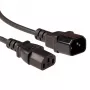 Netzkabel ACT Powercord LSZH C13 - C14 schwarz 5 m