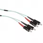 ACT 10 Meter Multimode 50/125 OM3 Duplex robustes Glasfaserkabel mit SC-Steckern