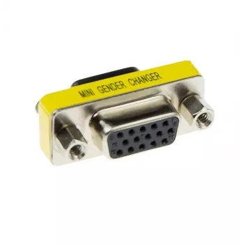 ACT High Density D-sub Adapter 15-polig Buchse auf 15-polig Buchse