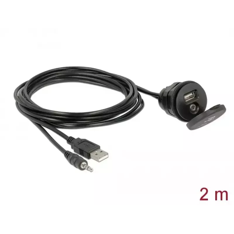 USB-Kabel DeLOCK 85719 2 m USB A Schwarz