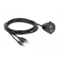 USB-Kabel DeLOCK 85719 2 m USB A Schwarz