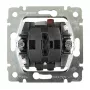 Legrand 775804 Lichtschalter Kunststoff Edelstahl, Transparent