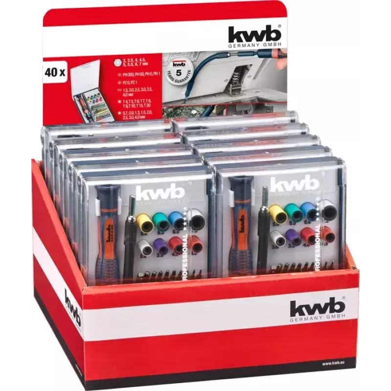 Schraubendreher-Bitsatz KWB 115700 30-tlg.