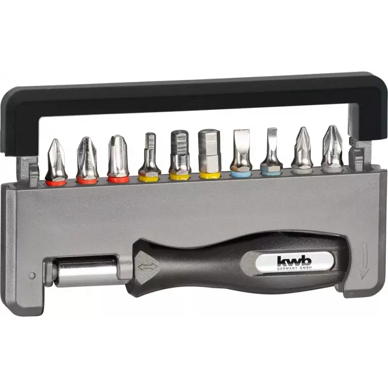 Schraubendreher-Bitsatz KWB Industrial Steel Standard Handy Bit Box