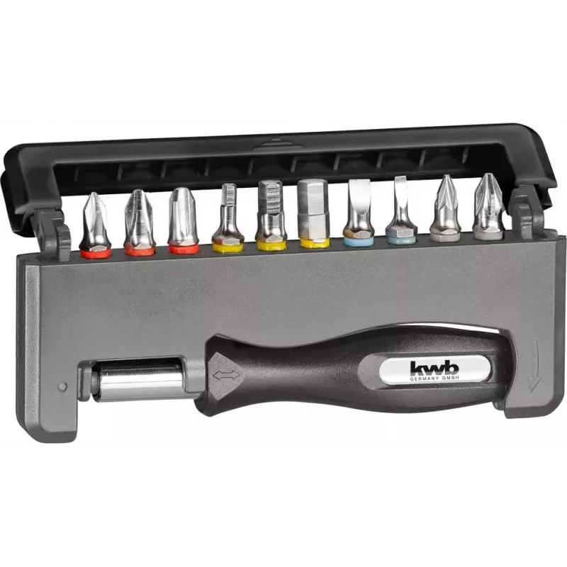 Schraubendreher-Bitsatz KWB Industrial Steel Standard Handy Bit Box