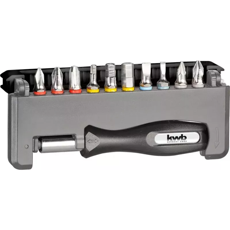 Schraubendreher-Bitsatz KWB Industrial Steel Standard Handy Bit Box