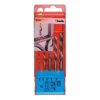 Spiralbohrer-Set KWB 421140 5 Stück