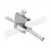 Kabelklemme DeLOCK 66445 Silber