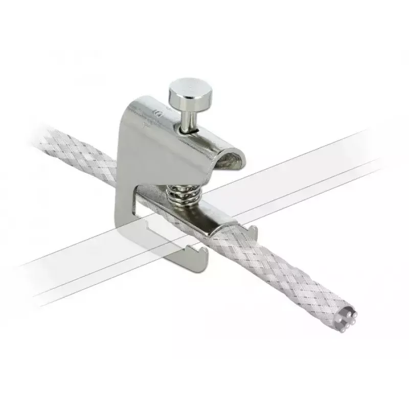 Kabelklemme DeLOCK 66445 Silber