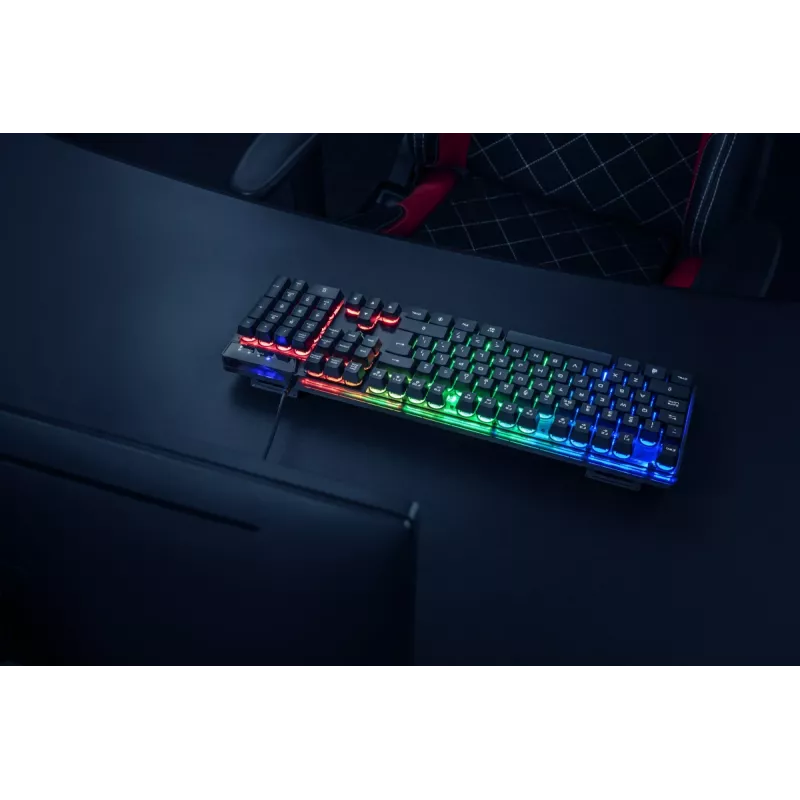 Trust GXT 835 Azor Tastatur Gaming USB Deutsch Schwarz
