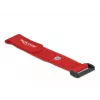 Klett-Kabelbinder DeLOCK 19545 Rot 190 mm 25 mm 5 Stück