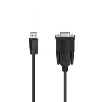 Hama 00200622 serielles Kabel Schwarz 1,5 m Sub-D USB-A