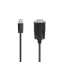 Hama 00200622 serielles Kabel Schwarz 1,5 m Sub-D USB-A
