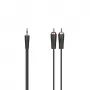 Hama 00200720 Audiokabel 1,5 m 3,5 mm 2 x RCA Schwarz