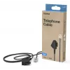 Hama 00300045 Telefonkabel 3 m Schwarz