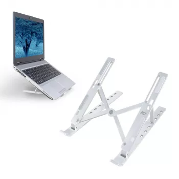 ACT Faltbarer Laptopständer Aluminium, 7-fach höhenverstellbar