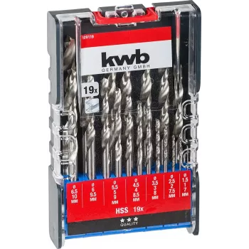 Bohrer KWB 109119 Schnellarbeitsstahl HSS