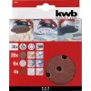 Schleifscheiben-Set kwb Quick-stick Schleifrad-Set 30 Stück 11,5 cm Korund
