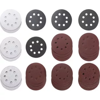 Schleifscheiben-Set kwb Quick-stick Schleifrad-Set 30 Stück 11,5 cm Korund