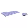 Rapoo 9750M Tastatur Maus inklusive Wireless Bluetooth QWERTZ Deutsch Lila