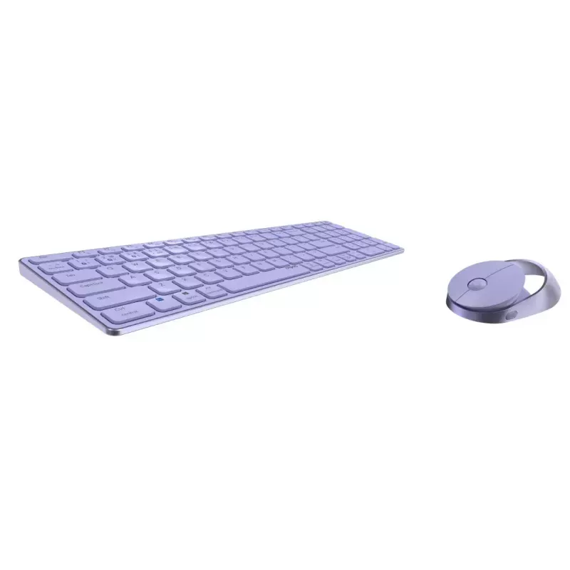 Rapoo 9750M Tastatur Maus inklusive Wireless Bluetooth QWERTZ Deutsch Lila