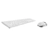 Rapoo 9850M Tastatur Maus enthalten Home RF Wireless Bluetooth QWERTZ Deutsch Weiß