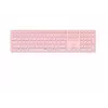 Rapoo E9800M Tastatur Wireless Bluetooth QWERTZ German Pink