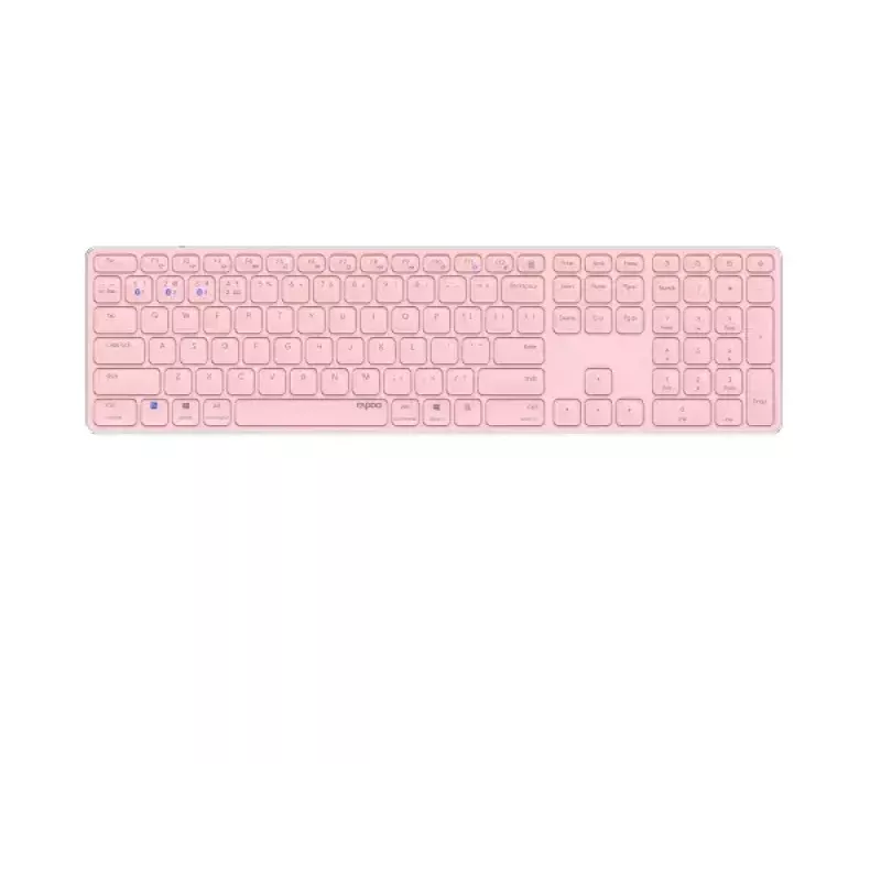 Rapoo E9800M Tastatur Wireless Bluetooth QWERTZ German Pink