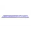 Rapoo E9800M Tastatur Kabellos Bluetooth QWERTZ Deutsch Flieder