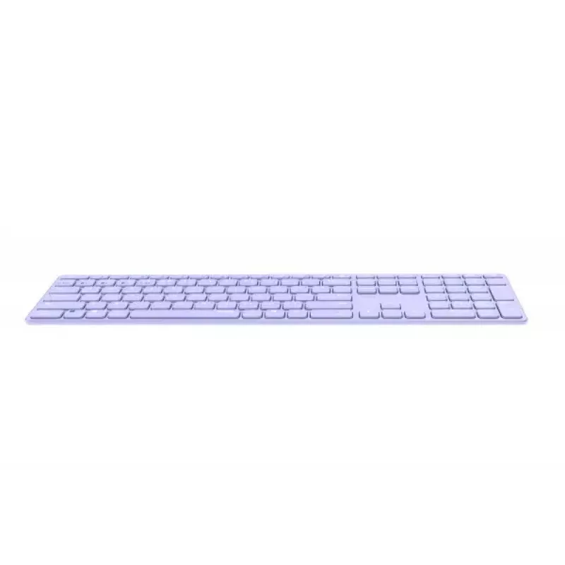 Rapoo E9800M Tastatur Kabellos Bluetooth QWERTZ Deutsch Flieder