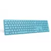 Rapoo E9800M Tastatur Home RF Wireless Bluetooth QWERTZ Deutsch Blau