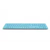 Rapoo E9800M Tastatur Home RF Wireless Bluetooth QWERTZ Deutsch Blau