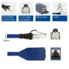 ACT Blue 7 Meter LSZH SFTP CAT6A MPTL-Verlängerungskabel, rastnasenschutz, mit RJ45-Steckern