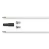 Hama 00179261 Koaxialkabel 10 m Schwarz, Metallisch, Weiß