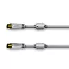 Koaxialkabel Hama 00179290 7,5 m Weiß Koaxialstecker