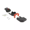 ACT C13 IEC Lock+ wiederanschließbarer linker oder rechter Winkelstecker schwarz, PA130100RBK