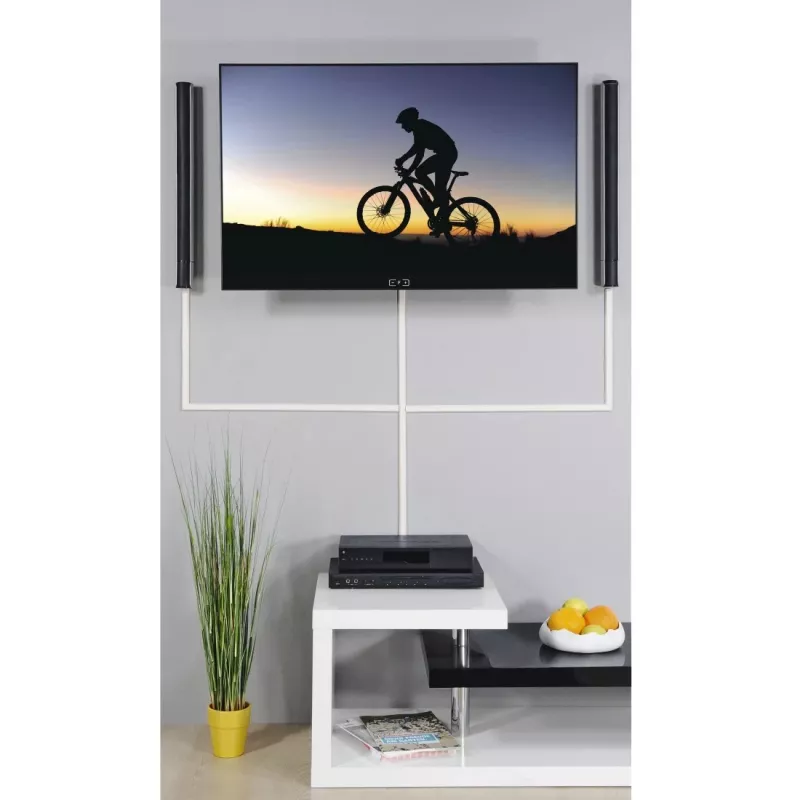 Hama 00220981 Kabel-Organizer Universal Kabelkanal Weiß 3 Stück