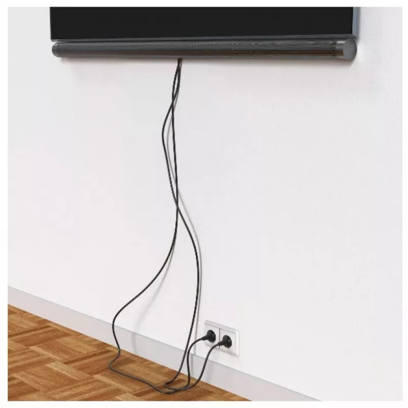 Hama 00220992 Kabelkanal Universal Kabelorganisator Schwarz 1 Stück