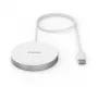 Hama MagCharge FC15 Mobiltelefon, Smartphone Weiß USB Kabelloses Laden Schnellladung Innenbereich