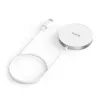 Hama MagCharge FC15 Mobiltelefon, Smartphone Weiß USB Kabelloses Laden Schnellladung Innenbereich
