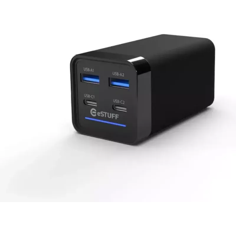 Mobiler Geräteladegerät eSTUFF ES635200 Universal Schwarz 2 USB Type-C