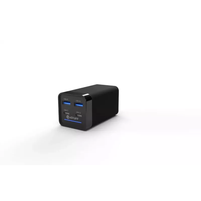 Mobiler Geräteladegerät eSTUFF ES635200 Universal Schwarz 2 USB Type-C