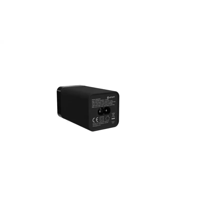 Mobiler Geräteladegerät eSTUFF ES635200 Universal Schwarz 2 USB Type-C
