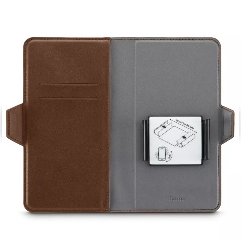 Hama 00118895 Handyhülle 15,5 cm (6,1 Zoll) Folio Braun