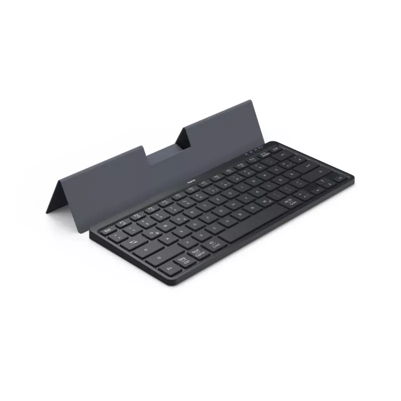 Hama Travel 600 QWERTZ German Bluetooth Schwarz, Dunkelgrau