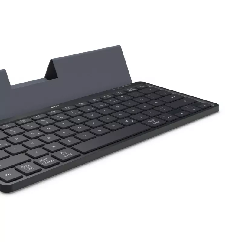 Hama Travel 600 QWERTZ German Bluetooth Schwarz, Dunkelgrau