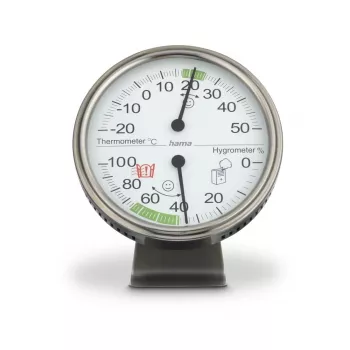 Hama Tahiti Innen-Temperatur- & Luftfeuchtigkeitssensor Mechanisches Umgebungsthermometer