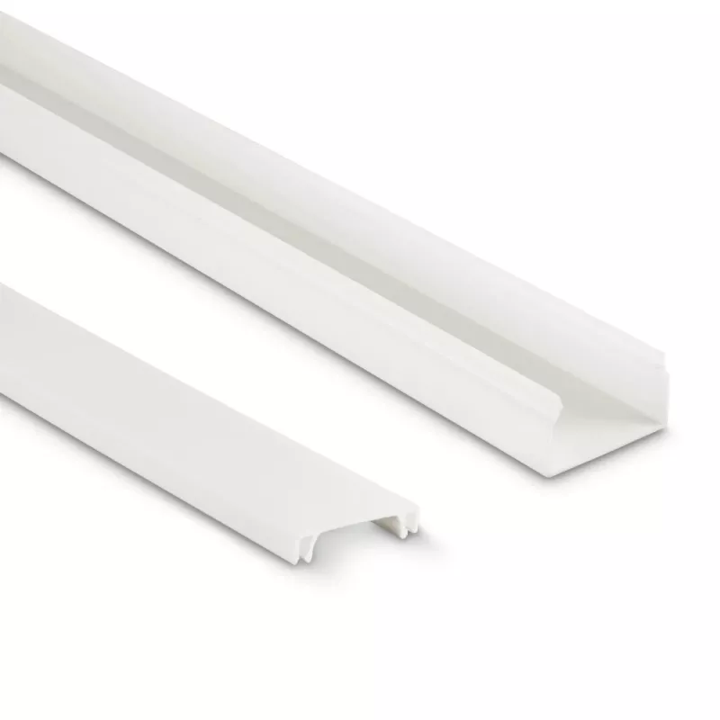 Hama 00221017 Kabelmanager Universal Kabelkanal Weiß 4 Stück